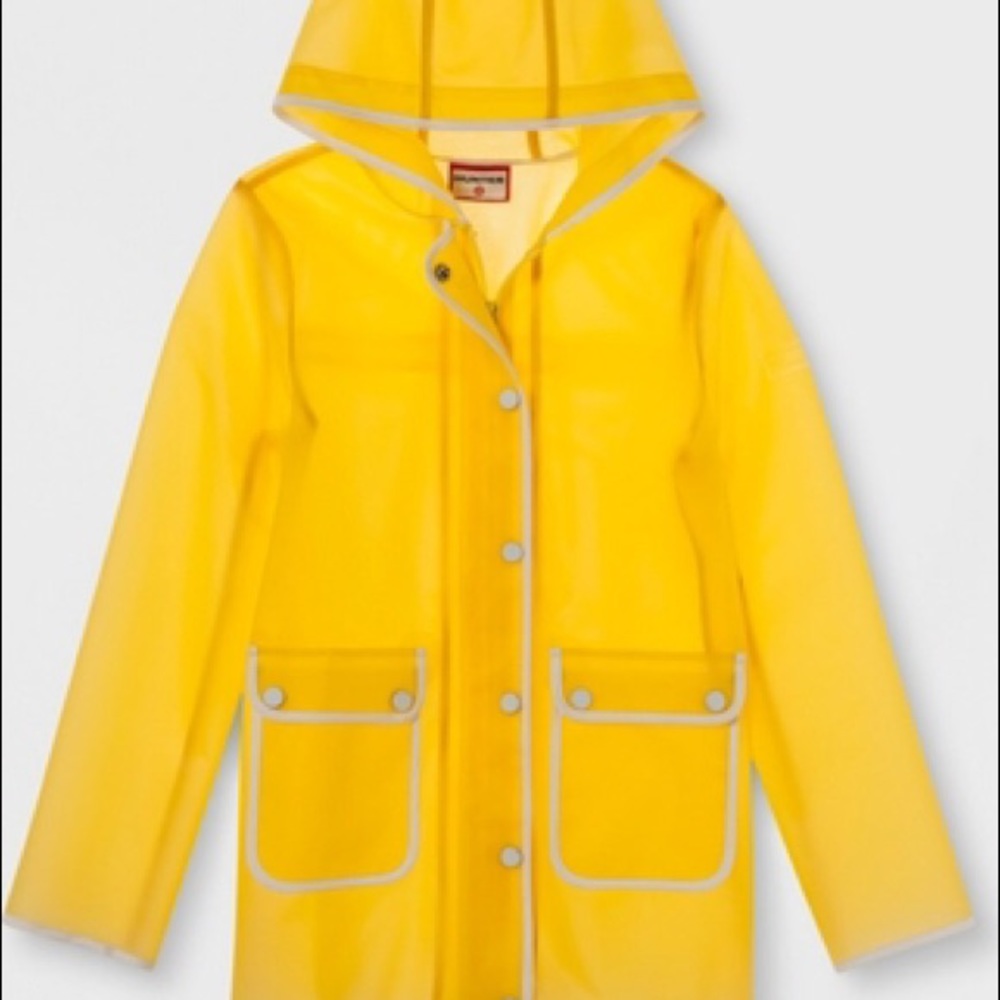 HUNTER X TARGET KIDS Yellow Rain Coat- size XS